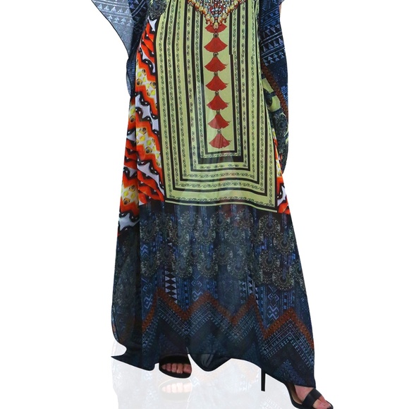 Aztec Kaftan for Sale upto 70% OFF Kaftan Dress - COF - Picture 4 of 5